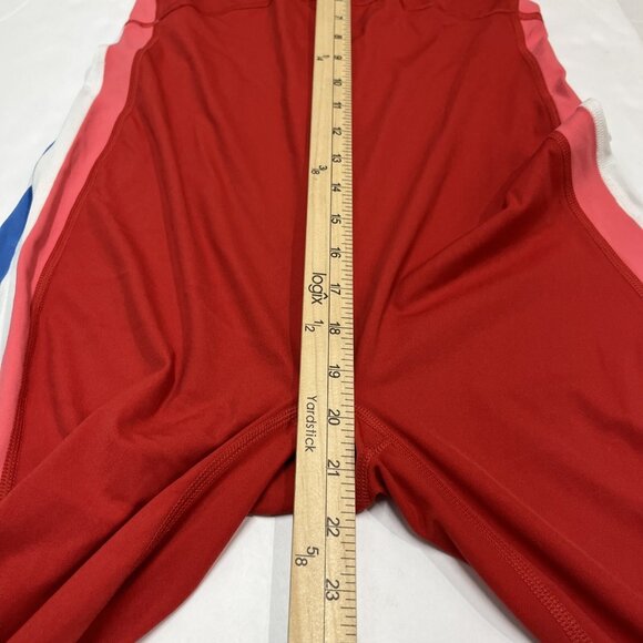 FourLaps Elevate Jumpsuit Womens L Crimson Red Athletic Fit Moisture Wicking Gym - Picture 5 of 16